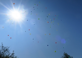 Farbenspiel am Himmel.